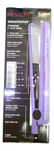 Plancha De Cabello Revlon Placas De Titanio 400°f Regulador