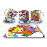 Taza Y Mousepad Angelica Rugrats Regalo Tv 90s Caricatura