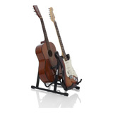 Atril Para Guitarra Doble Electrica Tripie Ligero Resistente