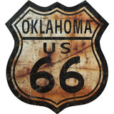 819 Una 5 Ruta 66 Serie Oklahoma Calcomanía Etiqueta