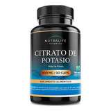 Citrato De Potasio Puro 800mg Lf  1 Frasco 90 Capsulas 