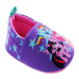 Pantufla Para Niña  Basica Morada Unicornio