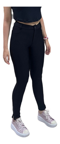 Legging K2b Cirrê Com Zíper Na Barra Tecido Grosso K2b