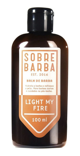 Balm Sobre Barba Light My Fire 100ml Amadeirado Hidratante