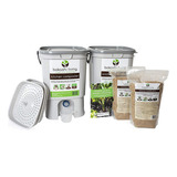 Bokashi Kit De Inicio De Compostacion (incluye 2 Cubos Bok