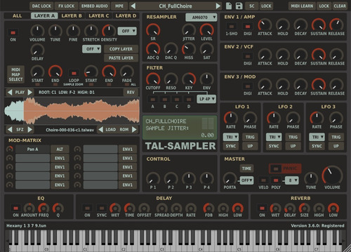  Tal Sampler Plug-in Oferta Software Msi