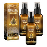 3×productos For El Cabello, Aceite Esencial Biotina .