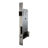 Cerradura Chapa Seguridad Puerta Embutir palermo Bronce 45mm