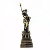 Miniatura Estatua Da Liberdade Enfeite Em Metal 16 Cm