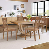 Sillas De Comedor De Madera Set De 4, Estilo Windsor, Color 