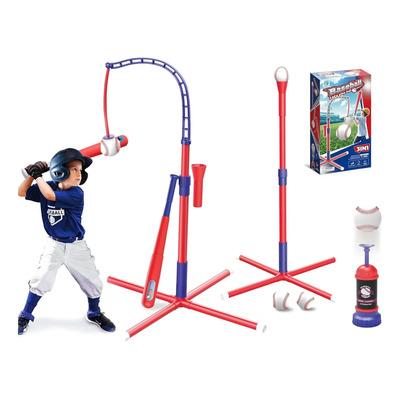 3-in-1 Kids Baseball Setjuguete De Beisbol Para Niñosbate