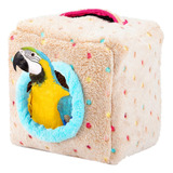 Nido Bird Snuggle Hut, Cálido Nido De Pájaros De Felpa Para