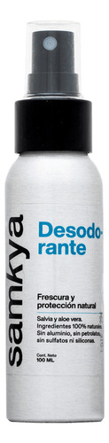 Desodorante Natural Vegano Spray Samkya X 100ml