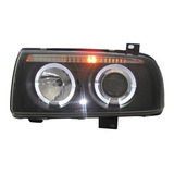 Faros Jetta A3 93-99 C/lupa Y Leds Precio X Par