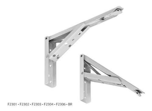 Mão Francesa Dobrável Reforçada 35cm P/ Mesa Prateleira