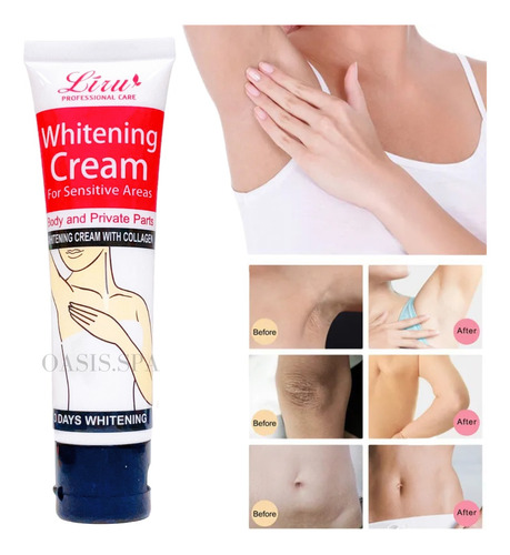 Crema Aclaradora Quita Manchas Axilas Cuello Entrepierna