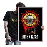Quadro Guns N Roses Rock Legend Poster Slash Tamanho A2 02