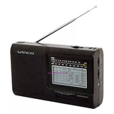 Radio Winco Portatil Am/fm Reloj Despertador 12 Bandas Dual
