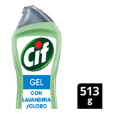 Limpiador En Gel Cif Con Lavandina Cloro 513g