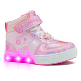 Tenis Bota Con Luces Bubble Gummers Thalia Para Niña 14-21