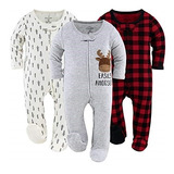 Ropa Para Bebe Paquete De Pijamas X3 Talla Recien Nacido