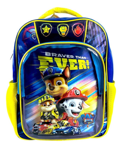 Mochila Ruz Jurassic World, Paw Patrol, Originales Primaria Color Azul