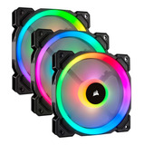 Kit De 3 Ventiladores Corsair Ll120 Rgb 120mm 1500rpm