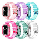 6 Correas Y Funda Para Apple Watch Series 9 8 7 Se 6 5 4 3 2