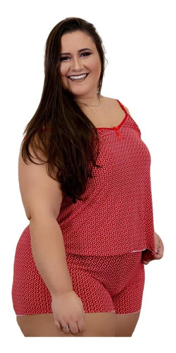 Pijama Plus Size Feminino Kit Baby Doll Atacado 10 Conjuntos