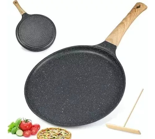 Sartén Antiadherente Para Tortitas, Fácil De Limpiar, 28 Cm.