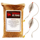 Harinado Los Primos X 1 Kg + 2 Lineas Feeder C/ Plomo 20 Grs