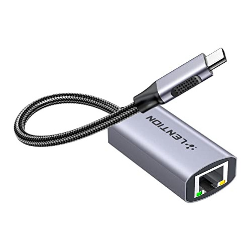 Adaptador Usb C A Ethernet Lention, Rj45 A Gigabit Ne Tipo C