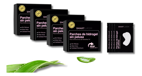 Mayoreo 200 Pares Parches De Hidrogel Pestañas Smartlash