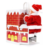 Muñeco De Santa Claus Eléctrico Que Escala Chimenea