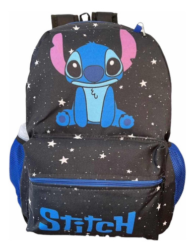 Mochila Escolar Lilo & Stitch Bolsa Costas Menina Resistente