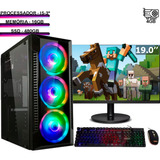 Pc Gamer Barato I5 16gb Ssd 480gb Kit + Monitor + Gt730 Ddr5