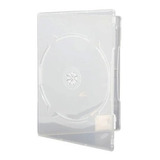 10 Estojos Capas Caixa Box Slim Dvd  Transparente 7mm 