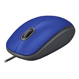 Mouse Logitech M110 Silent Blue 1000 Dpi Com Fio 910-005491