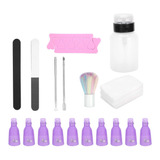 Kit De Herramientas Para Quitar Esmalte De Uñas En Gel, Almo