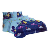 Cobertor Quilt Verano Cubrecama Infantil 1.5 Plaza Funda S4