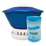 Clorador Flutuante Para Piscinas + 5 Pastilhas Domclor