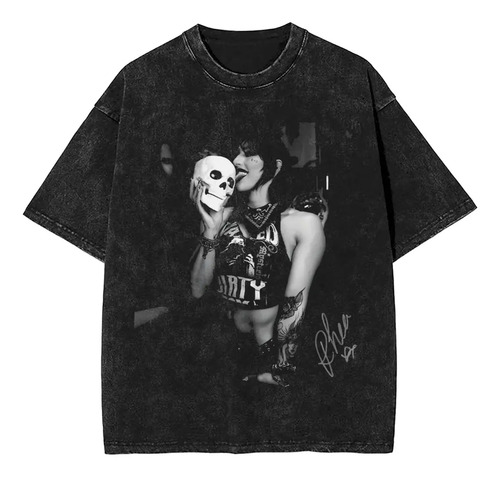 1. Camiseta Rhea Ripley Skull Wrestling ~ Estilo Vintage | Meses sin interés