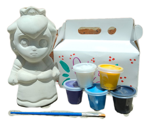 Figura Para Pintar, Cerámica, Kit Completo Día Del Niño