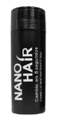 Nano Hair Frasco 30gs Fibra Keratina Pelo En Polvo Alopecia