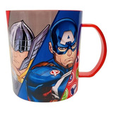 Taza Infantil De Plástico Cresko Avengers Marvel