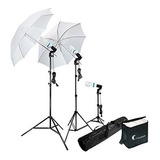 Fotografa Photo Portrait Studio 600w Day Light Umbrella Kit