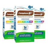 Kit 3 Complexo B12 Ems Concentrado C/ 20 Comp