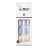 Uñas Press On - Kiss Impress Color Lavender Whisper