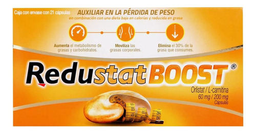 Redustat Boost 60 Mg / 200 Mg Caja Con Envase Con 21 Cápsula