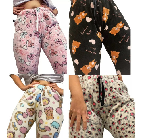 Pants Pijama Mujer Polar Soft Premium Invierno Abrigado 